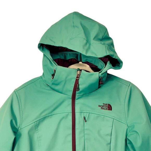 North Face Jacket Womens medium Apex Elevation Primaloft Garnet Purple Teal - Picture 7 of 16